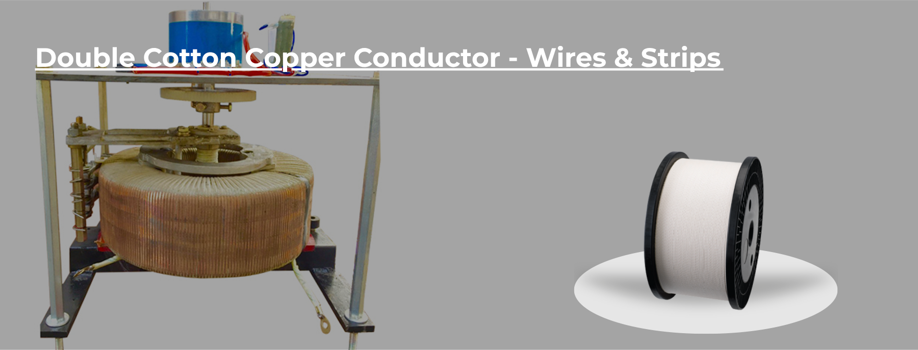 Double Cotton Copper Conductor