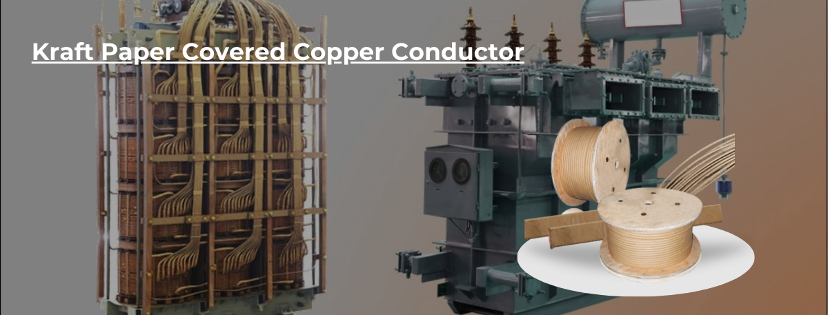 Kraft/Crepe Paper Covered Copper Conductor