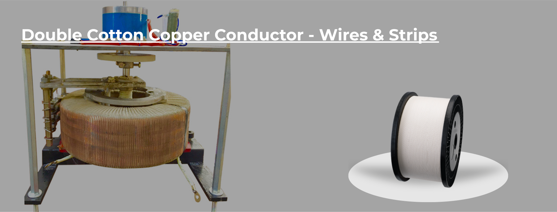 Double Cotton Copper Conductor Double Cotton Copper Conductor